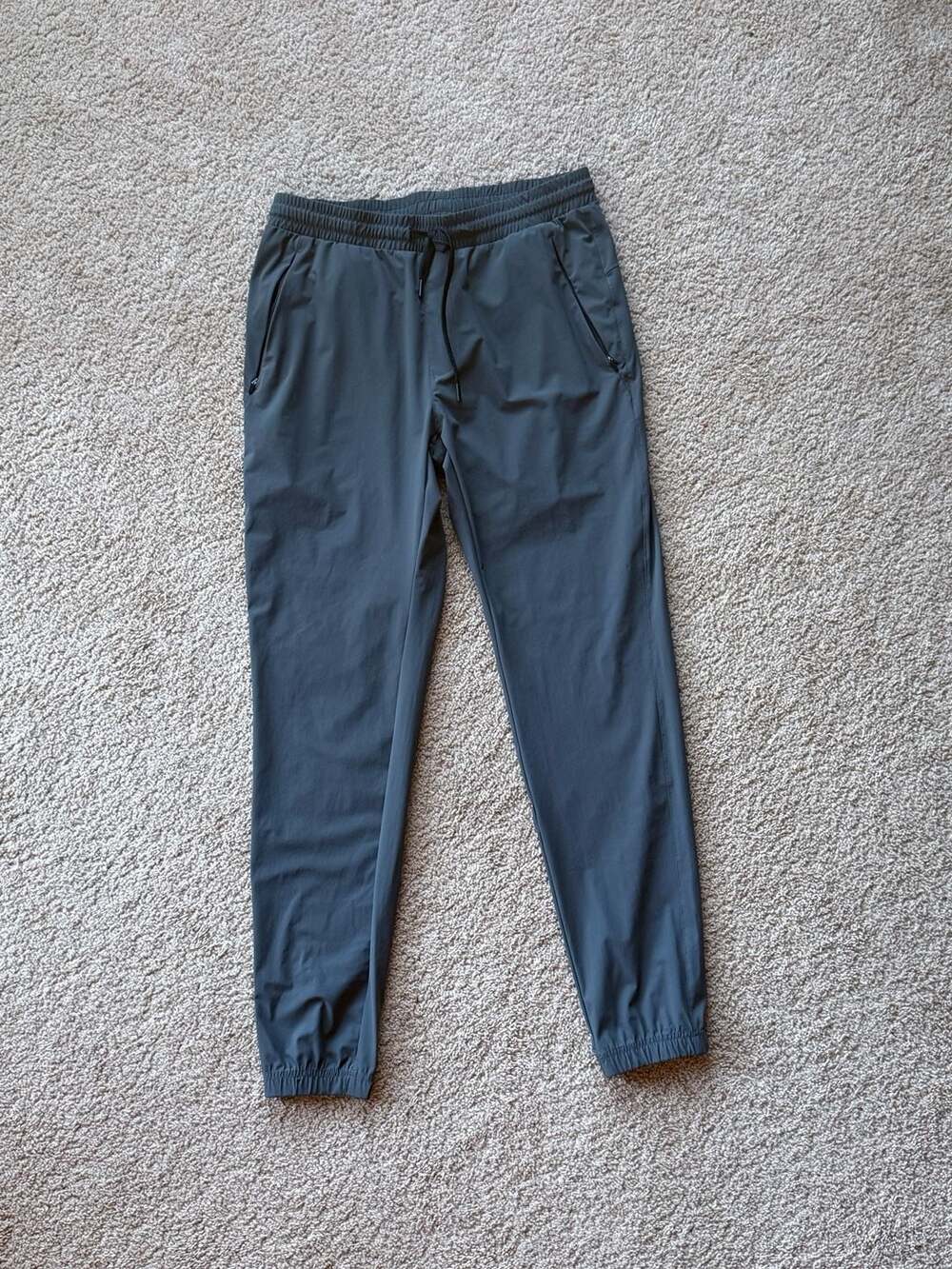 UNRL Men's Lightweight Athletic Joggers Grey Size S